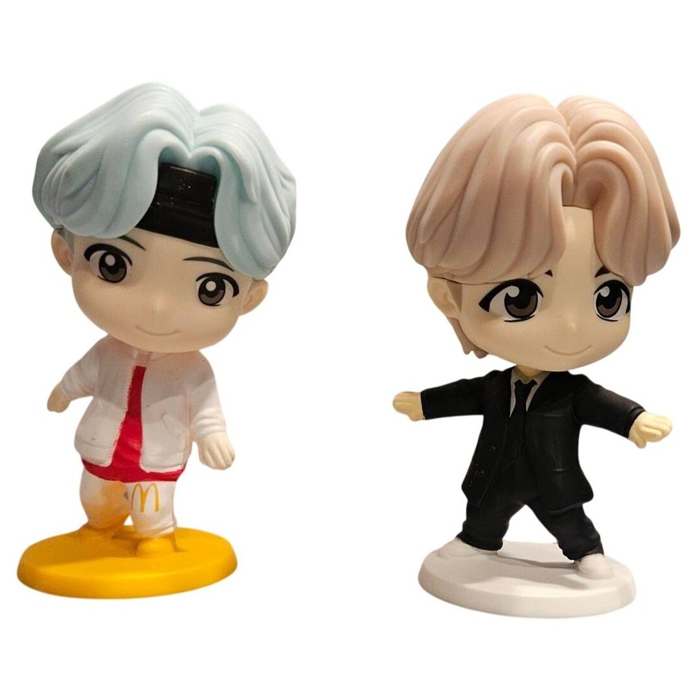 BTS TinyTAN McDonald's Suga & Jung Kook Figures RM Jimin 2024 K-Pop Collectibles